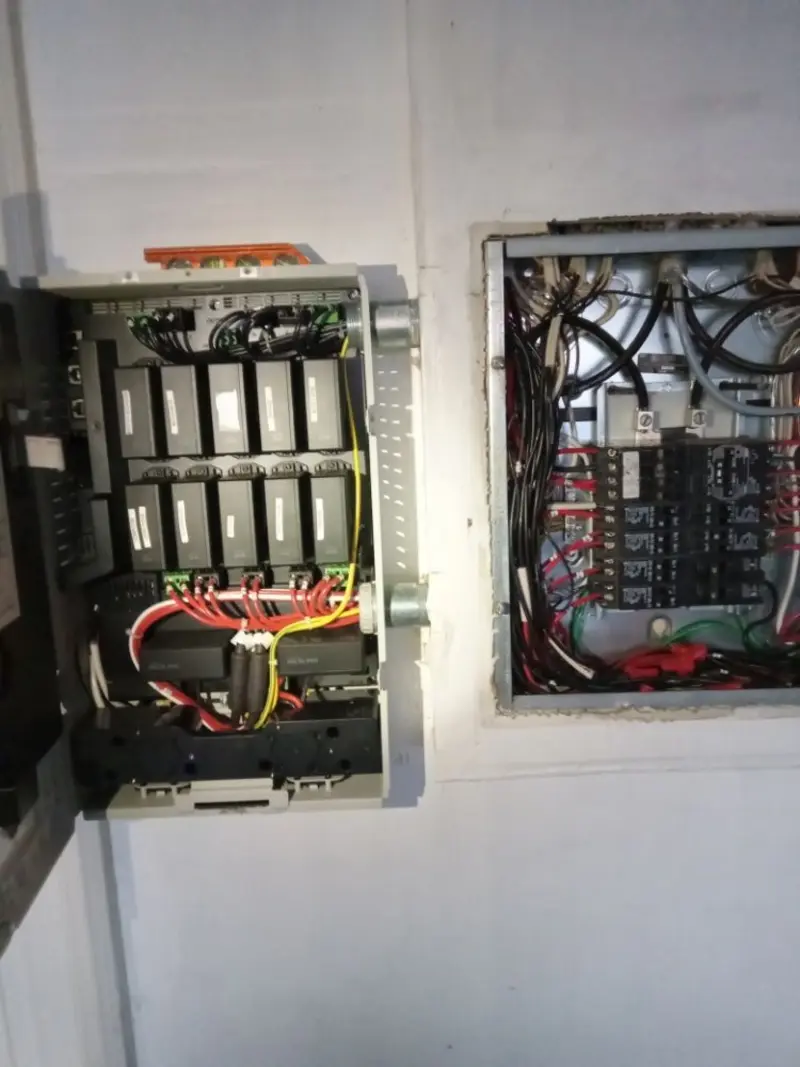 Electrical panel upgrade completed for Security Camera Wiring in Tamiami